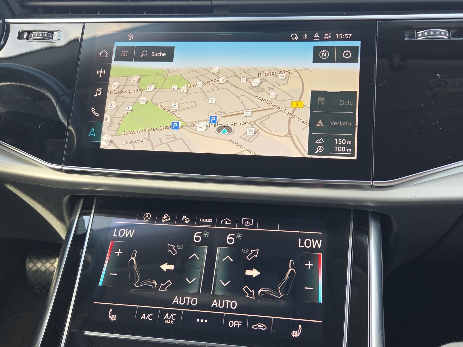 Audi Q8 2022 г. Чёрный, пробег 56328 км