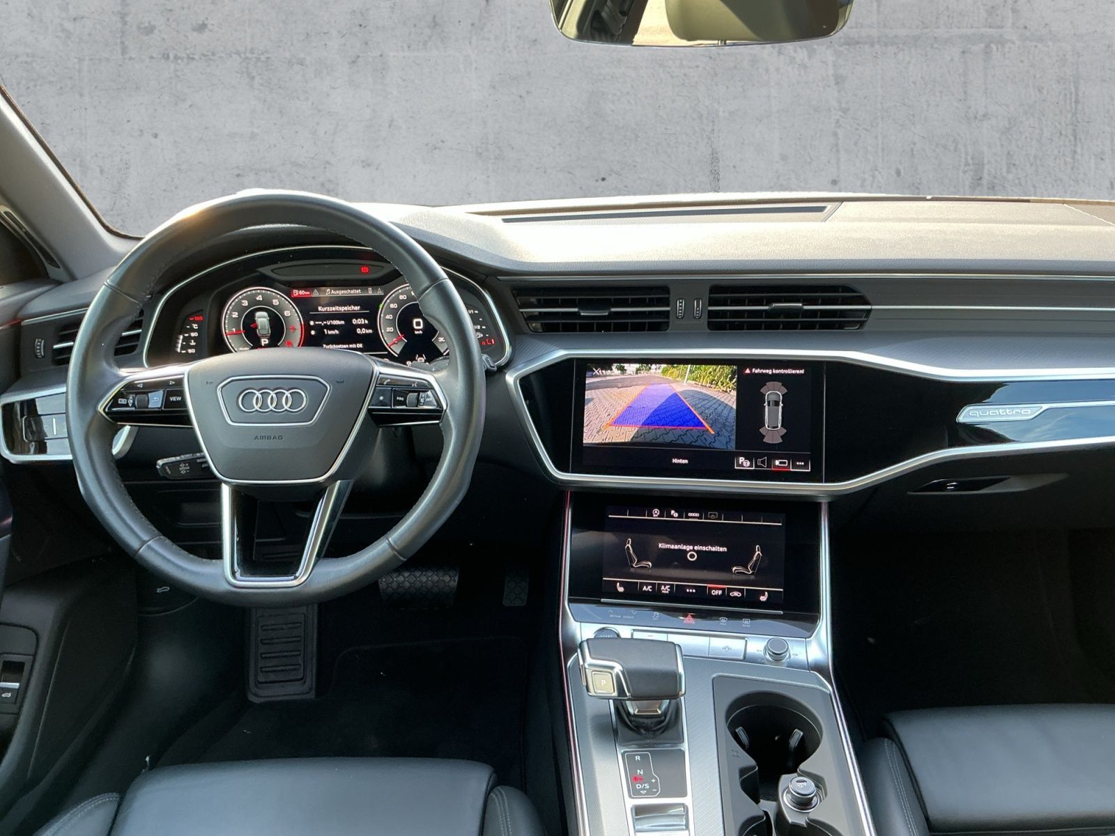 Audi A6 2023 г. Чёрный, пробег 58747 км