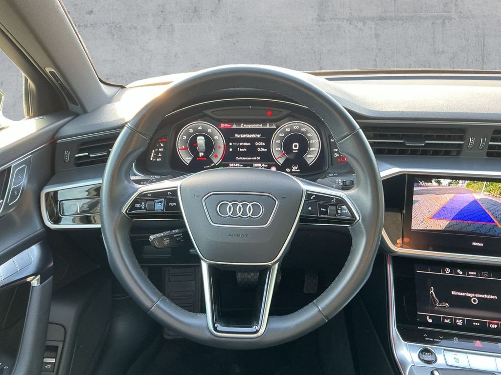 Audi A6 2023 г. Чёрный, пробег 58747 км