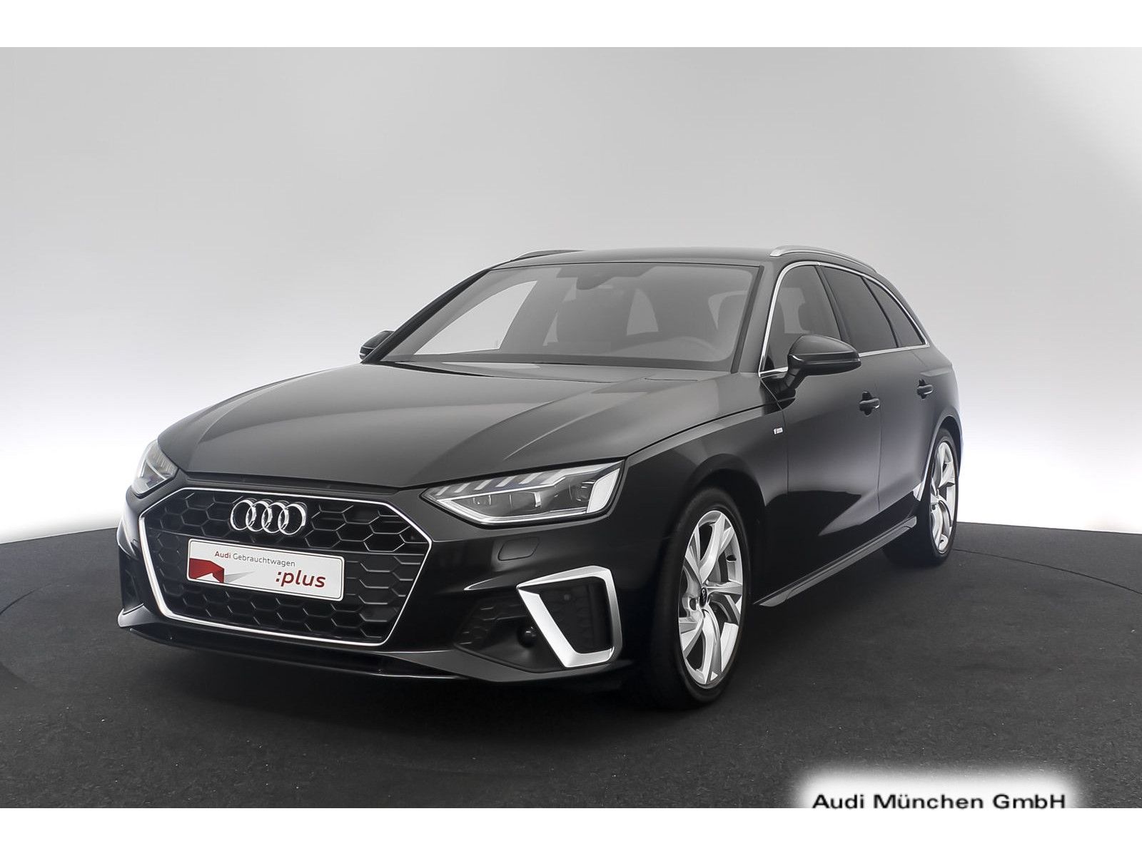 Audi A4 2024 г. Чёрный, пробег 55955 км