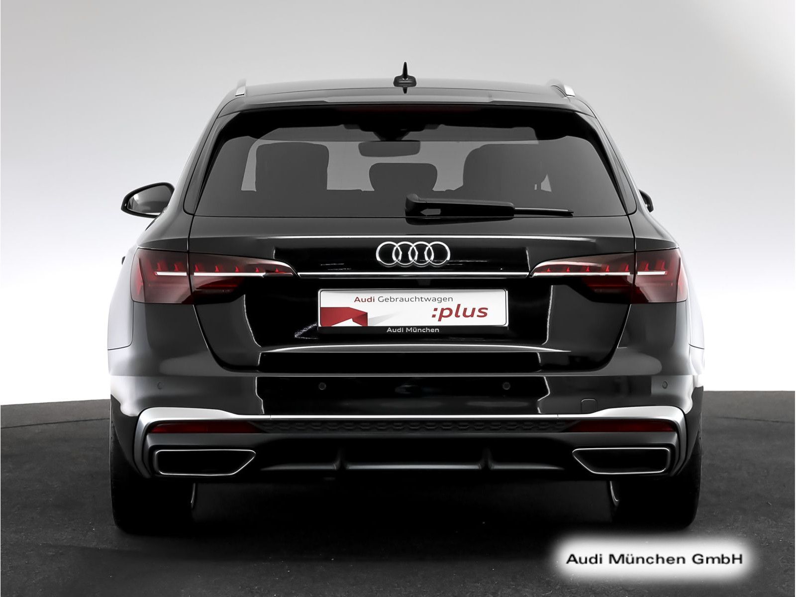 Audi A4 2024 г. Чёрный, пробег 55955 км