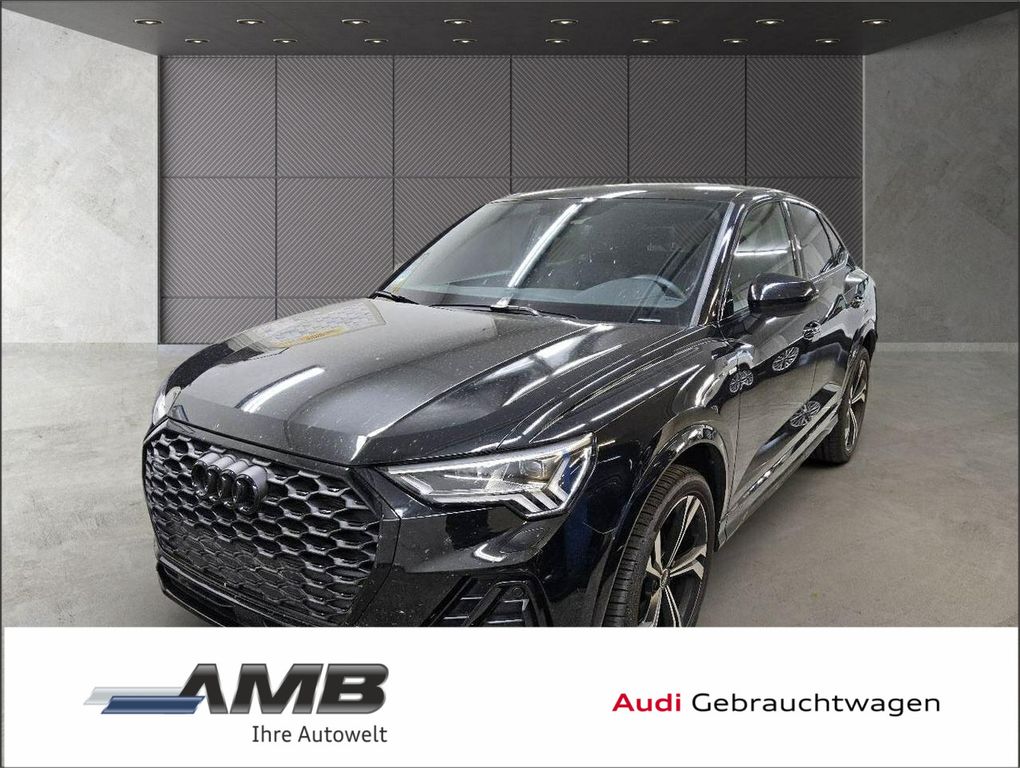 Audi Q3 2022 г. Чёрный, пробег 44070 км