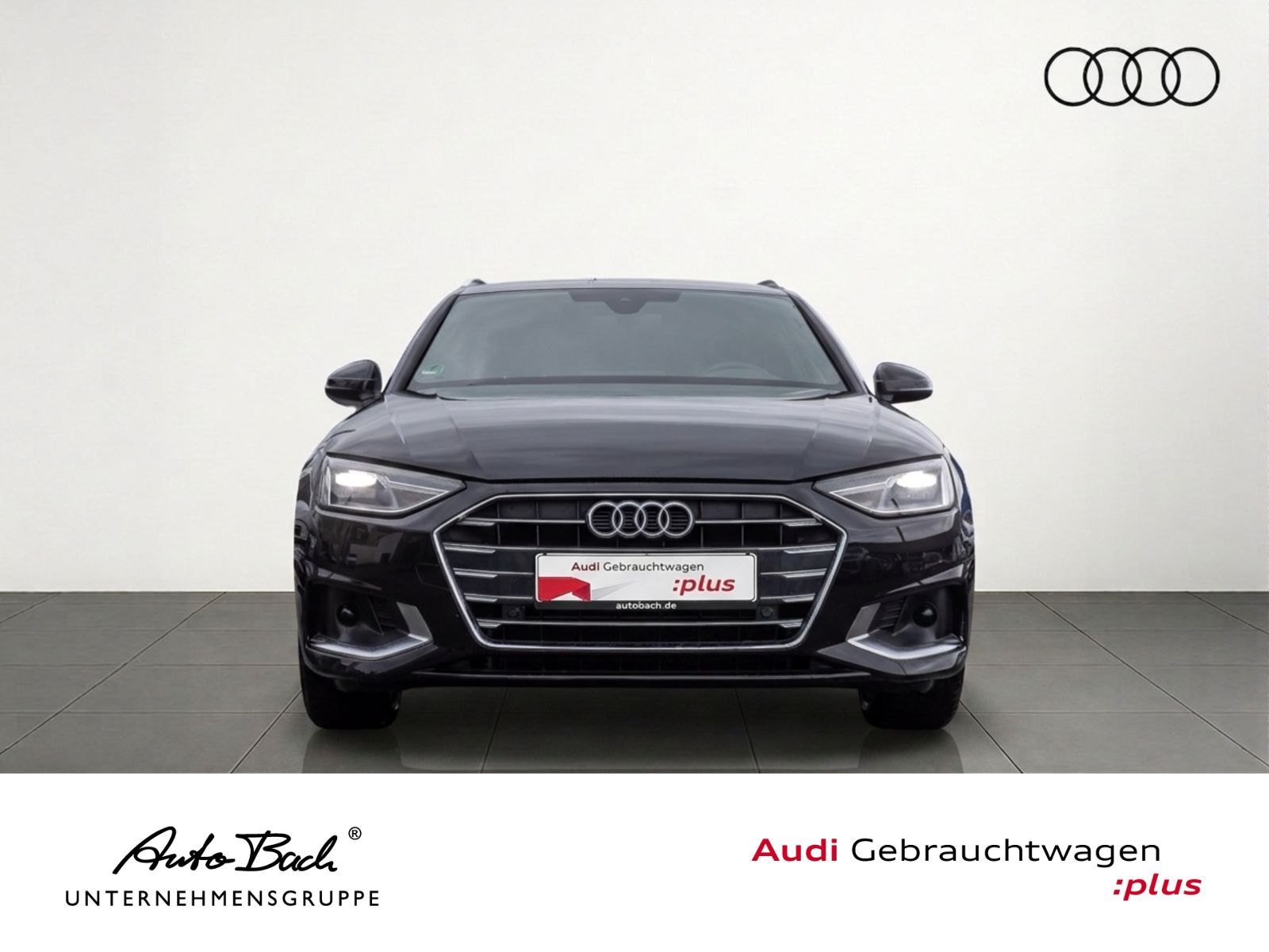 Audi A4 2024 г. Чёрный, пробег 43500 км
