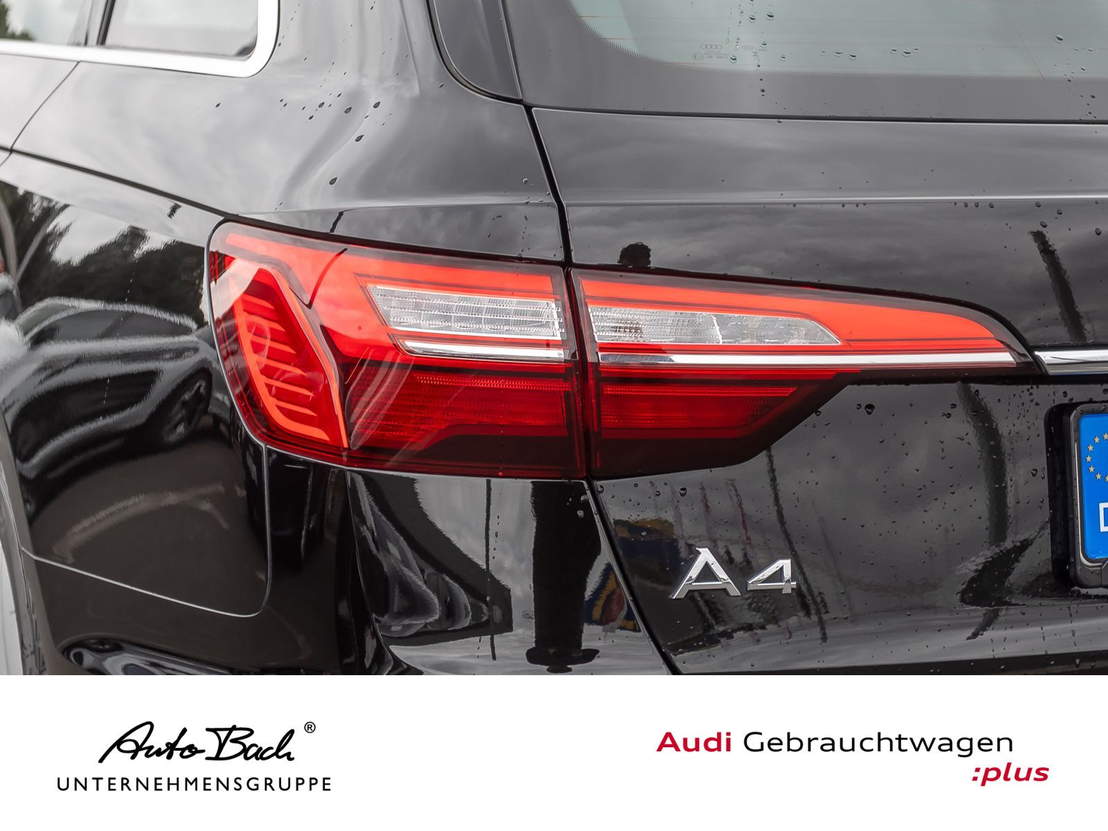 Audi A4 2024 г. Чёрный, пробег 43500 км