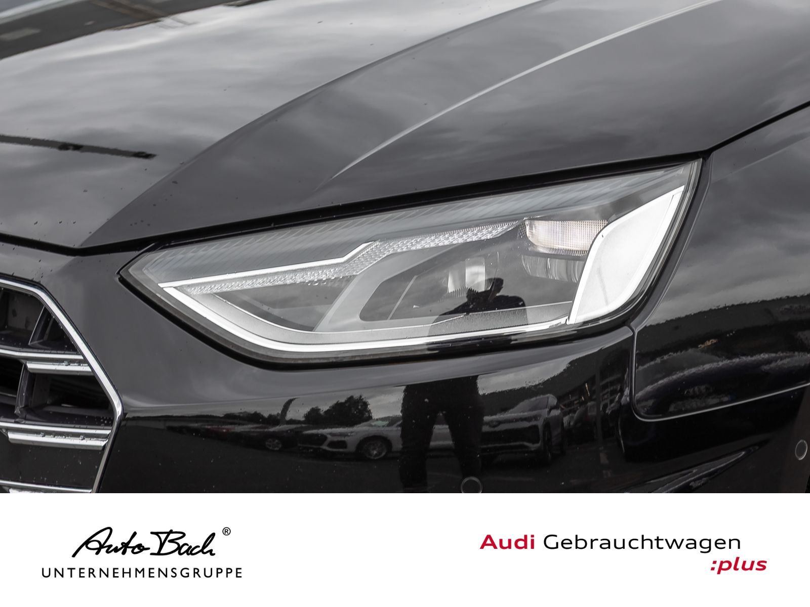 Audi A4 2024 г. Чёрный, пробег 43500 км