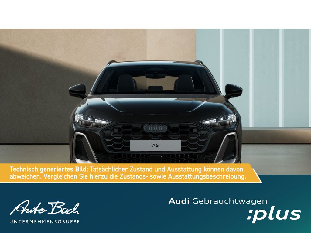 Audi A5 2025 г. Чёрный, пробег 27560 км