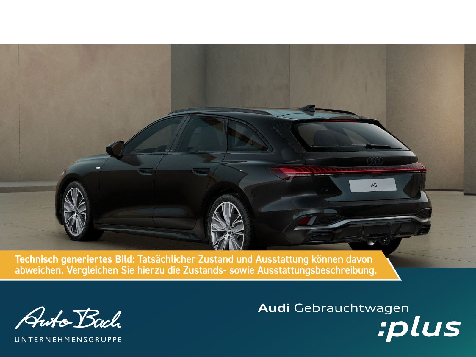 Audi A5 2025 г. Чёрный, пробег 27560 км