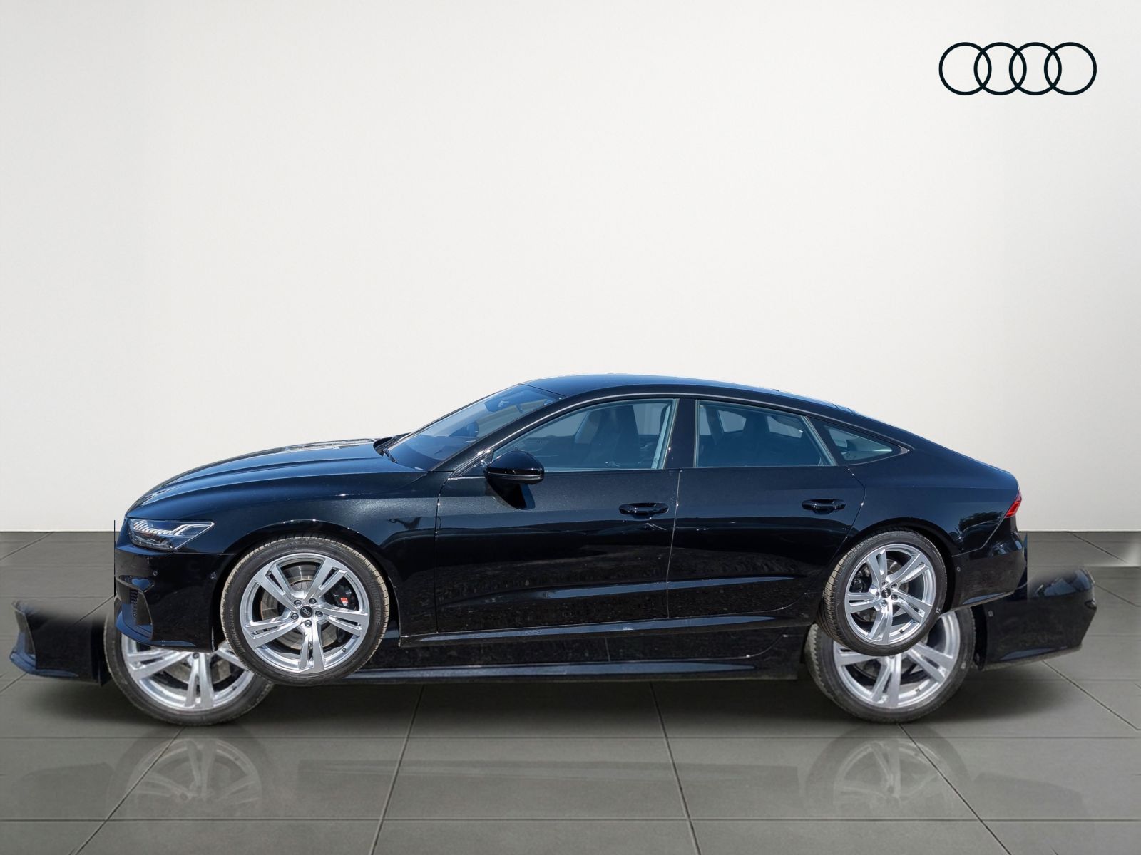 Audi S7 2023 г. Чёрный, пробег 22120 км