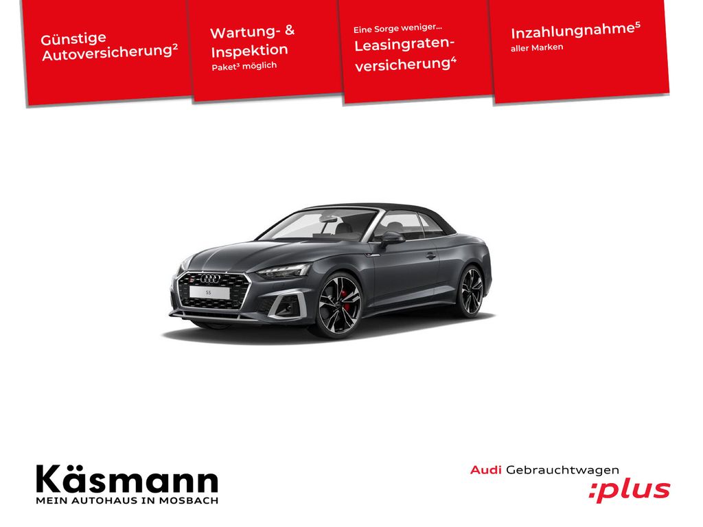 Audi S5 2021 г. Серый, пробег 54796 км