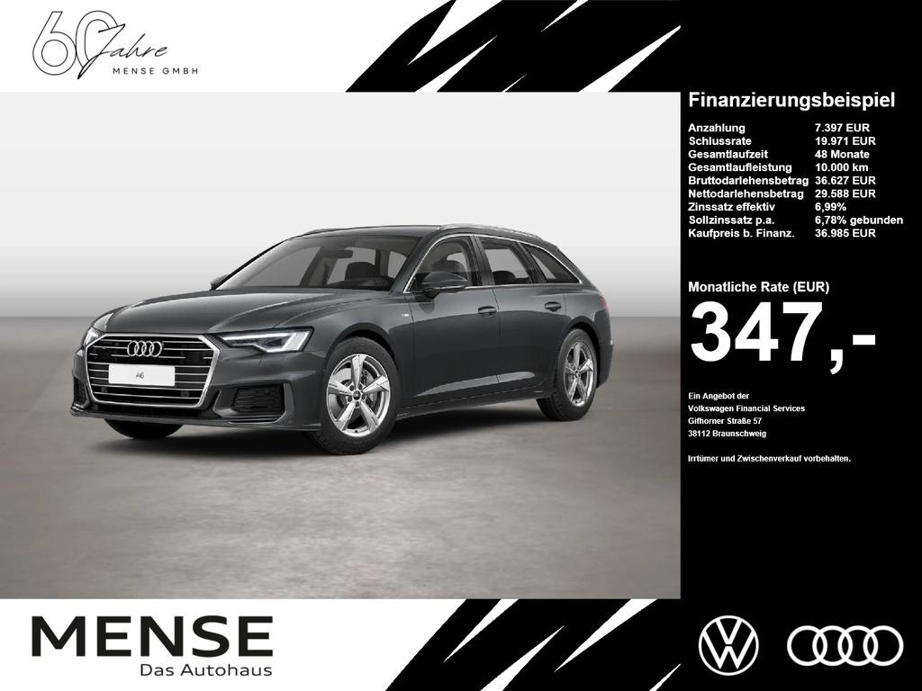 Audi A6 2023 г. Серый, пробег 52537 км