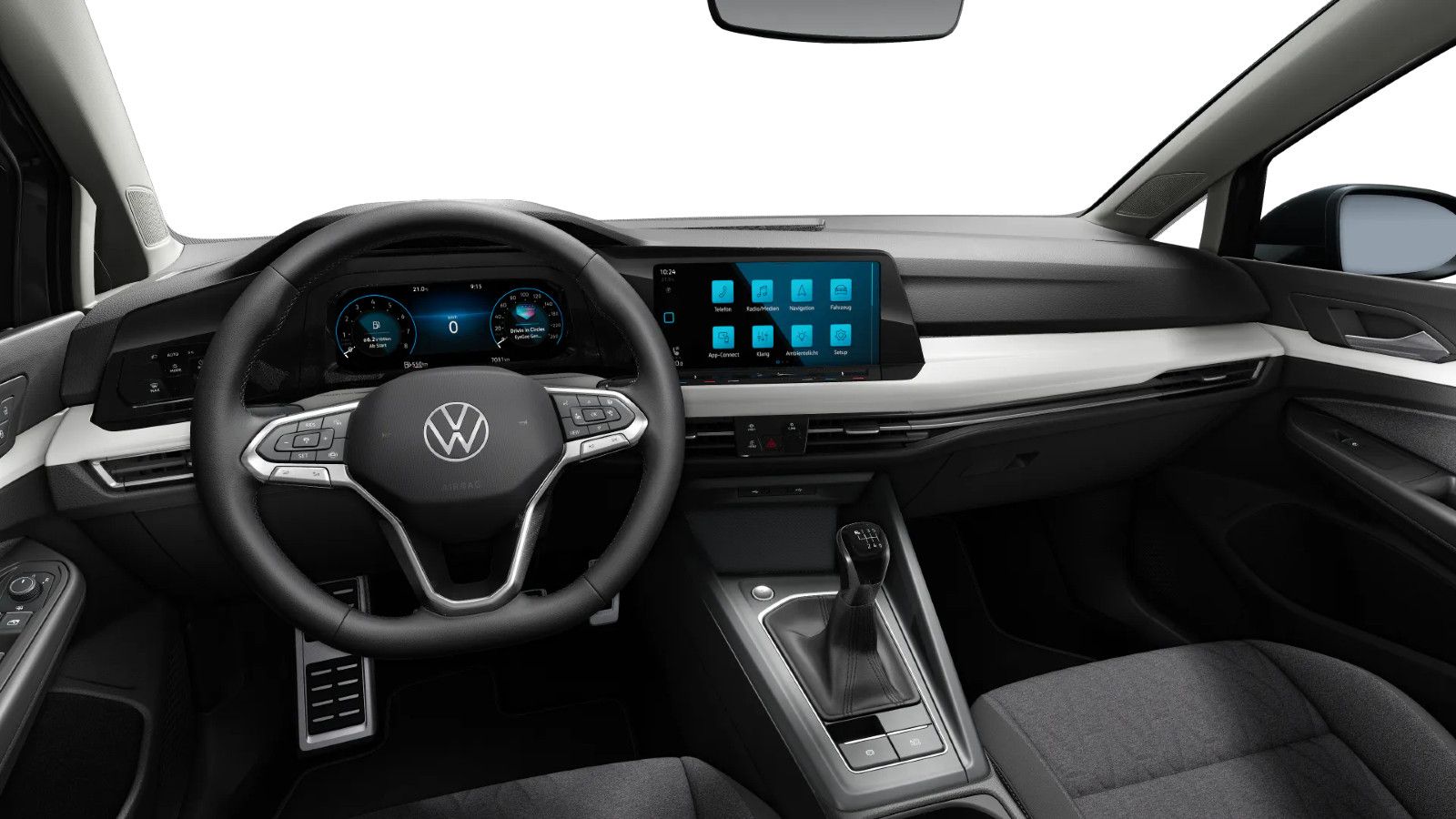Volkswagen Golf 2024 г. Серый, пробег 20092 км
