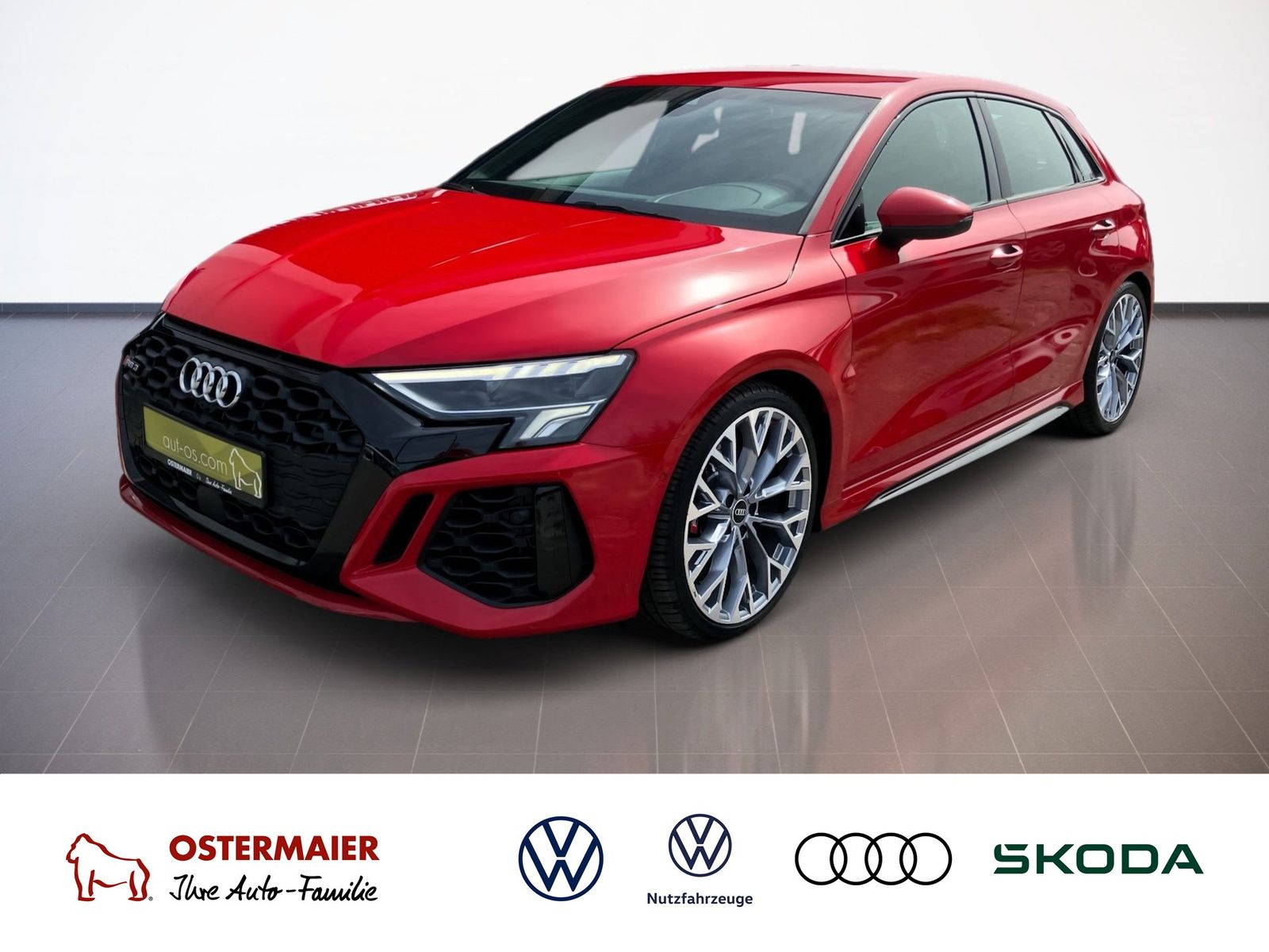 Audi RS3 2022 г. Красный, пробег 44430 км