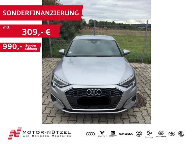 Audi A3 2022 г. Серебристый, пробег 44494 км
