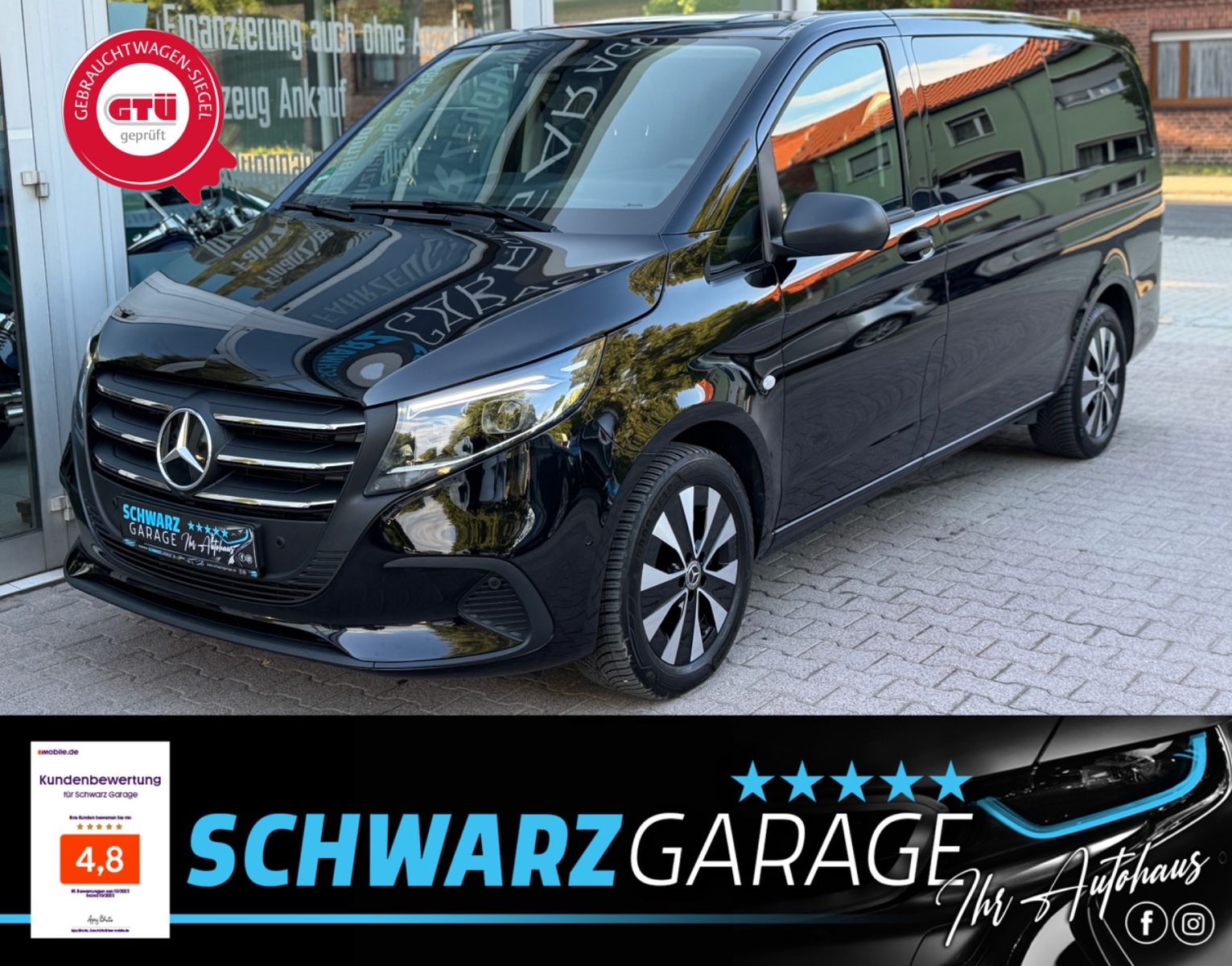 Mercedes-Benz Vito 2025 г. Чёрный, пробег 28474 км