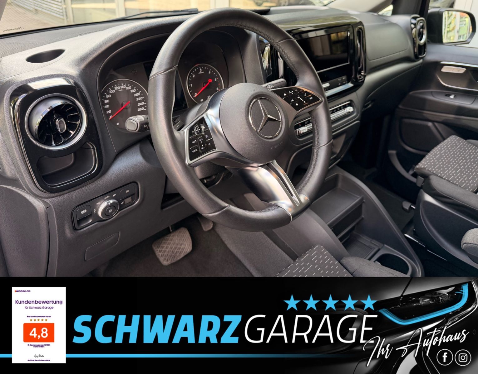 Mercedes-Benz Vito 2025 г. Чёрный, пробег 28474 км