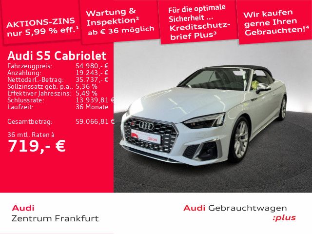 Audi S5 2024 г. Белый, пробег 24246 км