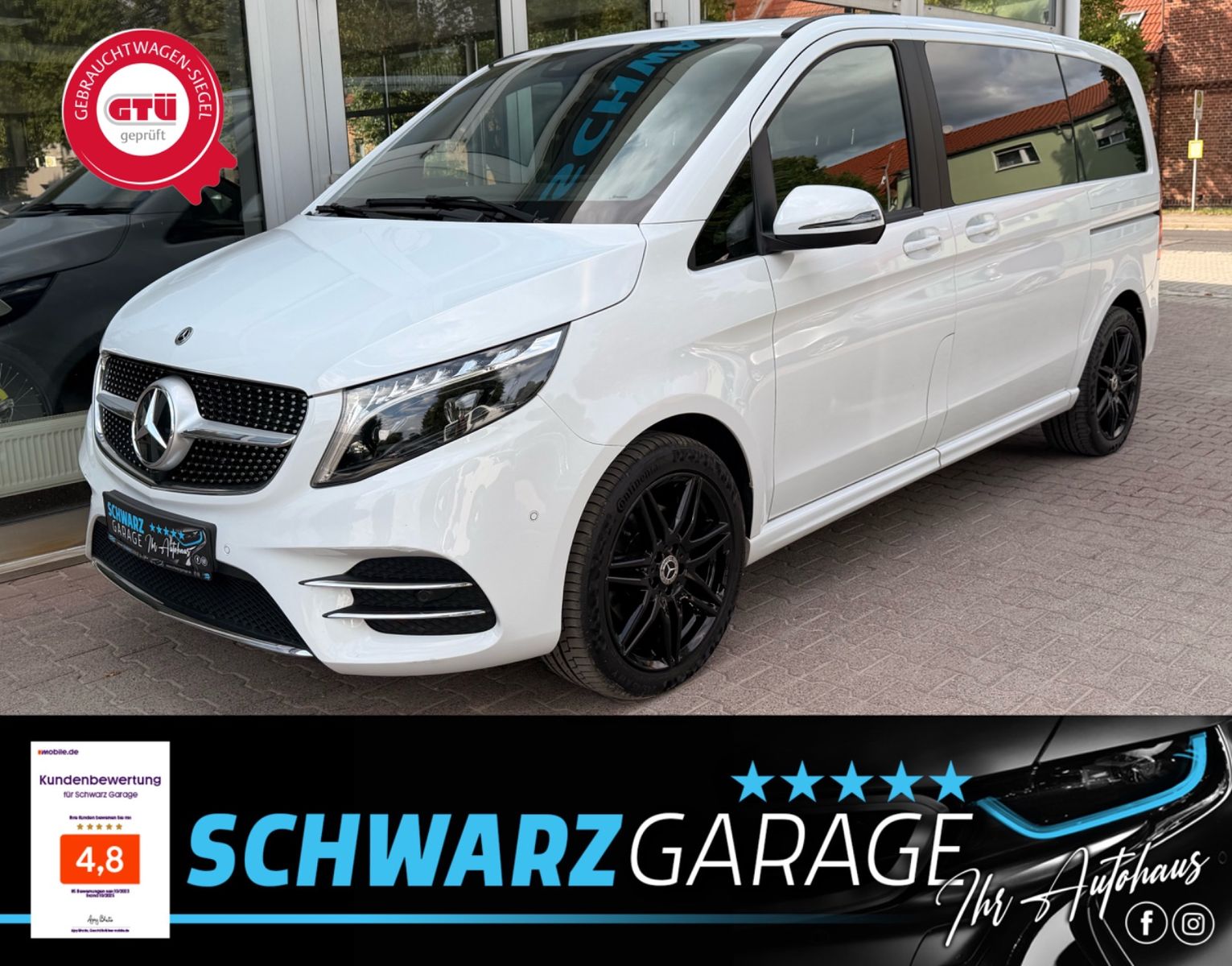 Mercedes-Benz V 250 2023 г. Белый, пробег 49888 км