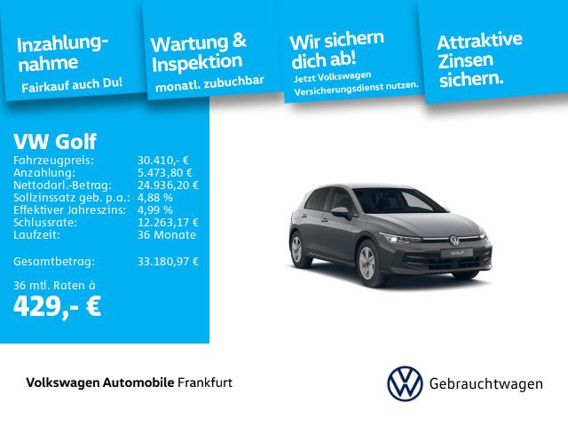 Volkswagen Golf 2025 г. Серый, пробег 10512 км