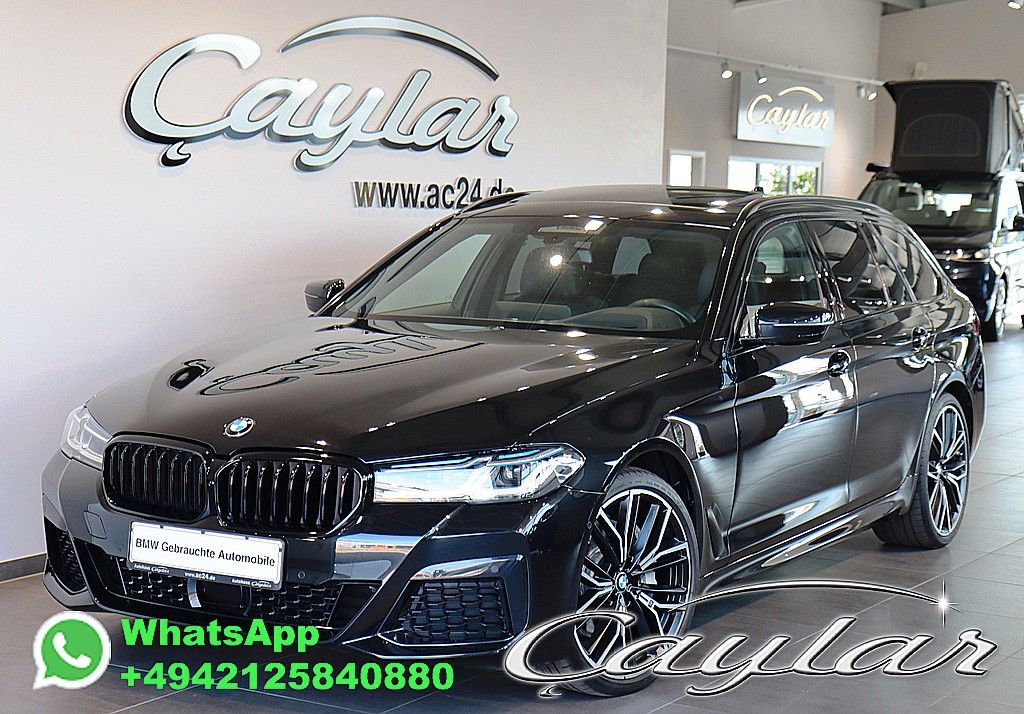 BMW 540 2022 г. Чёрный, пробег 54472 км