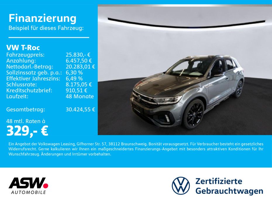 Volkswagen T-Roc 2023 г. Серый, пробег 35000 км