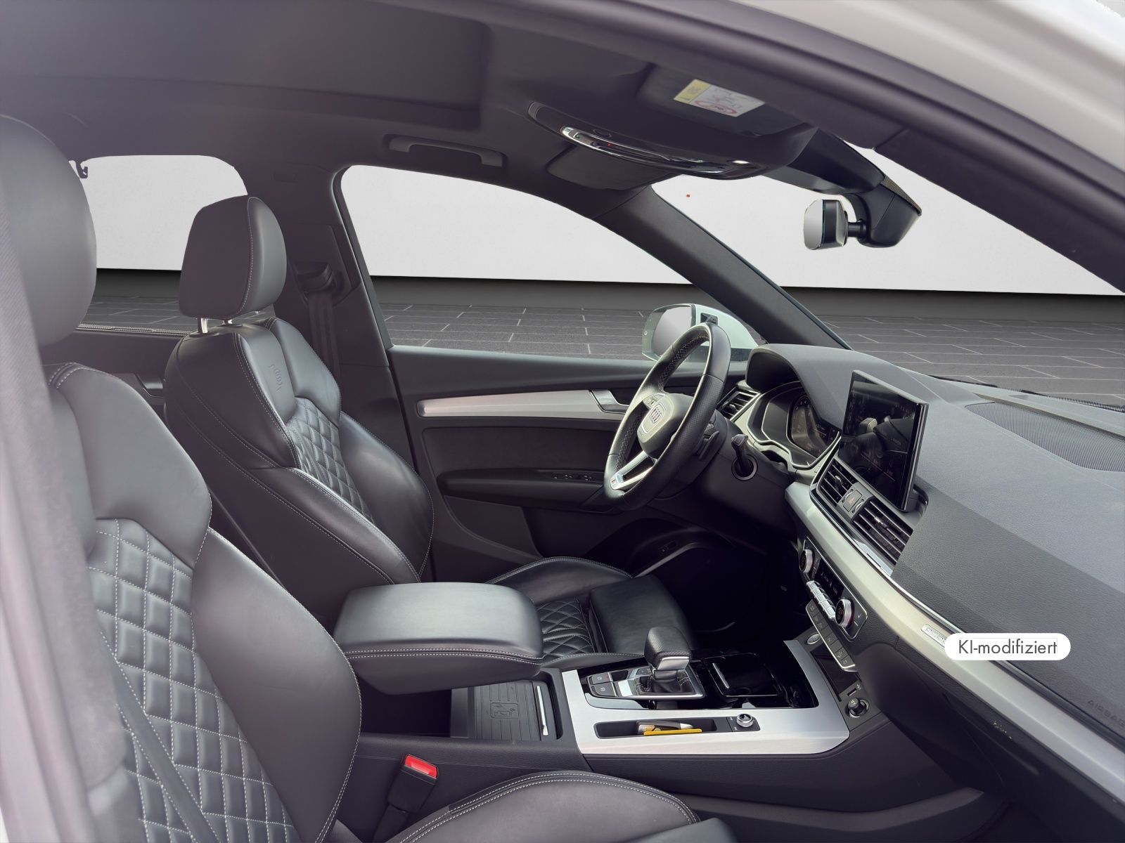 Audi Q5 2023 г. Белый, пробег 34500 км