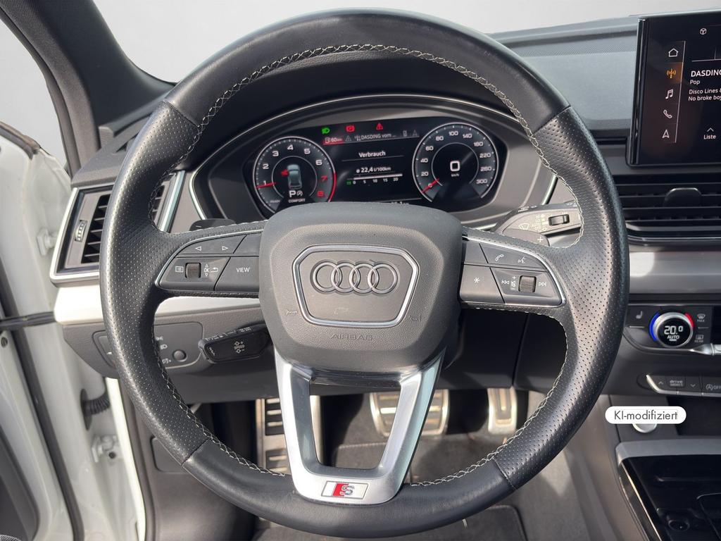 Audi Q5 2023 г. Белый, пробег 34500 км