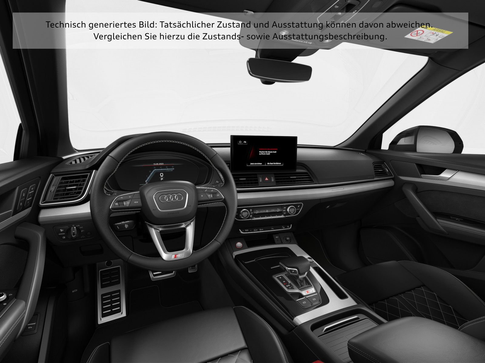 Audi SQ5 2025 г. Чёрный, пробег 21742 км
