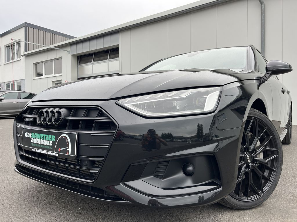 Audi A4 2022 г. Чёрный, пробег 56645 км