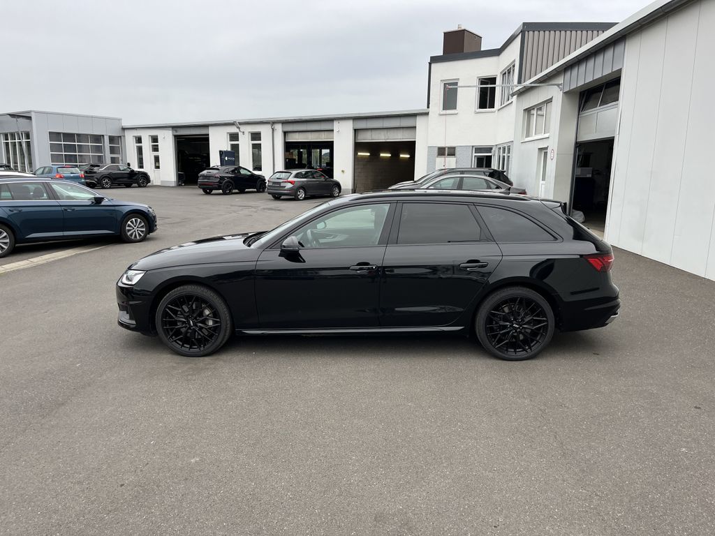 Audi A4 2022 г. Чёрный, пробег 56645 км