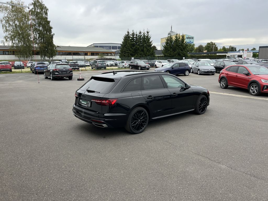 Audi A4 2022 г. Чёрный, пробег 56645 км