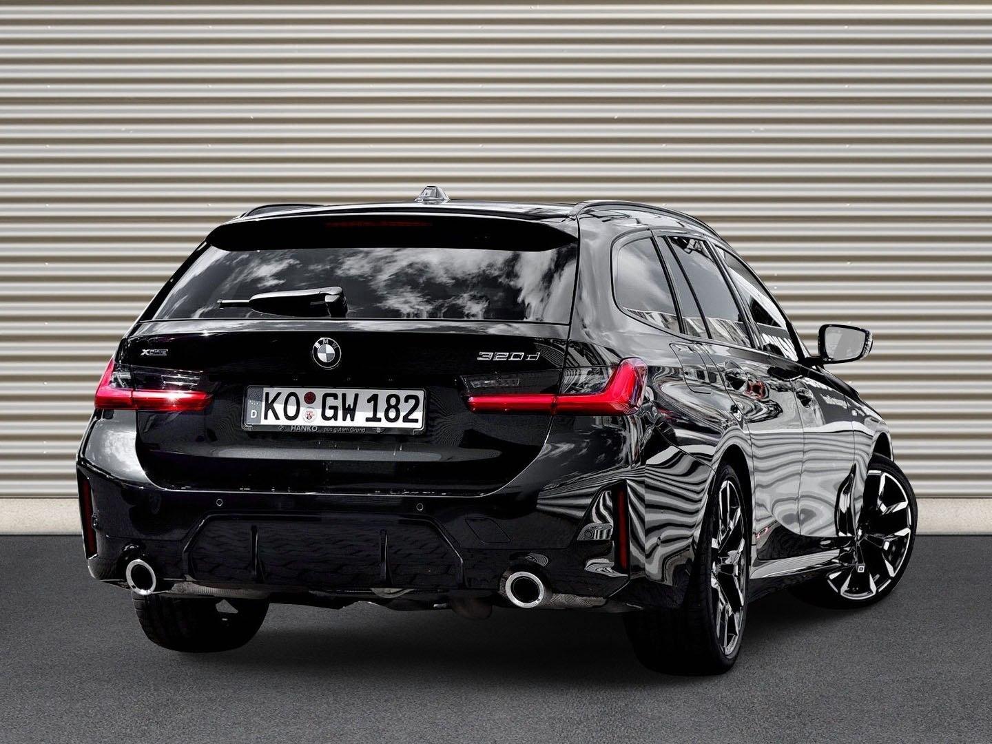 BMW 320 2025 г. Чёрный, пробег 19233 км