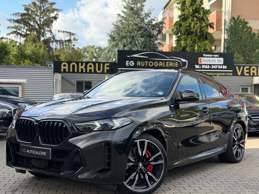 BMW X6 2024 г. Чёрный, пробег 54800 км
