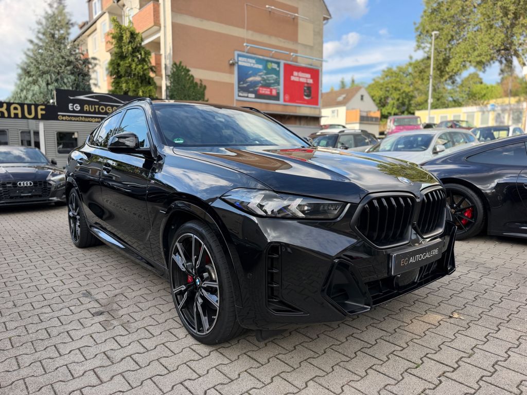 BMW X6 2024 г. Чёрный, пробег 54800 км