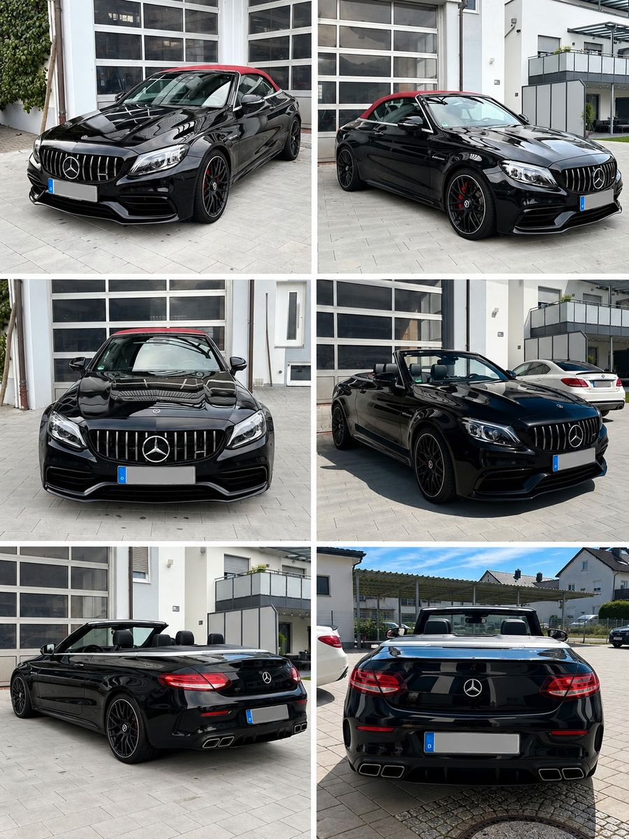 Mercedes-Benz C 63 AMG 2022 г. Чёрный, пробег 36500 км