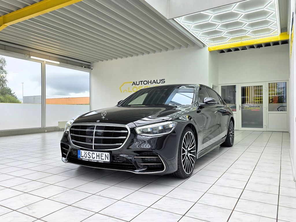 Mercedes-Benz S 580 2024 г. Чёрный, пробег 22129 км
