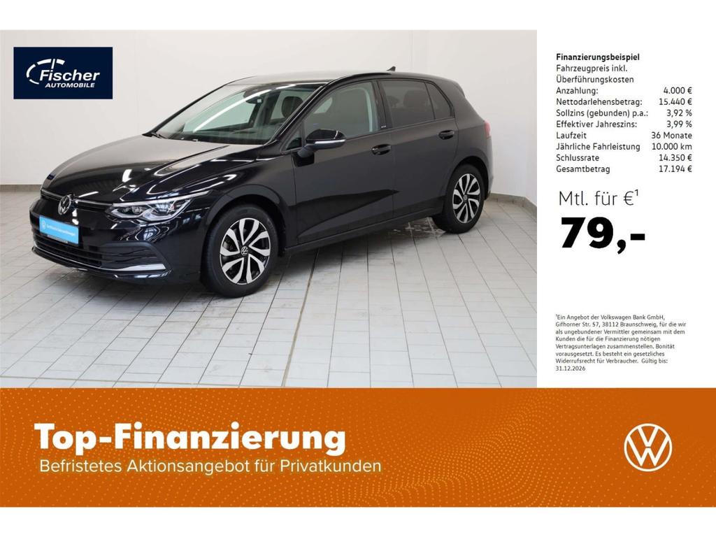Volkswagen Golf 2023 г. Чёрный, пробег 47995 км