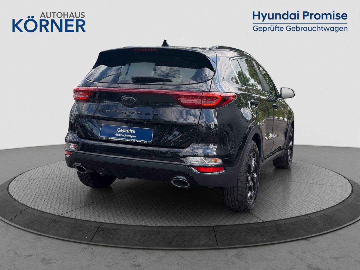 Kia Sportage 2021 г. Чёрный, пробег 33847 км