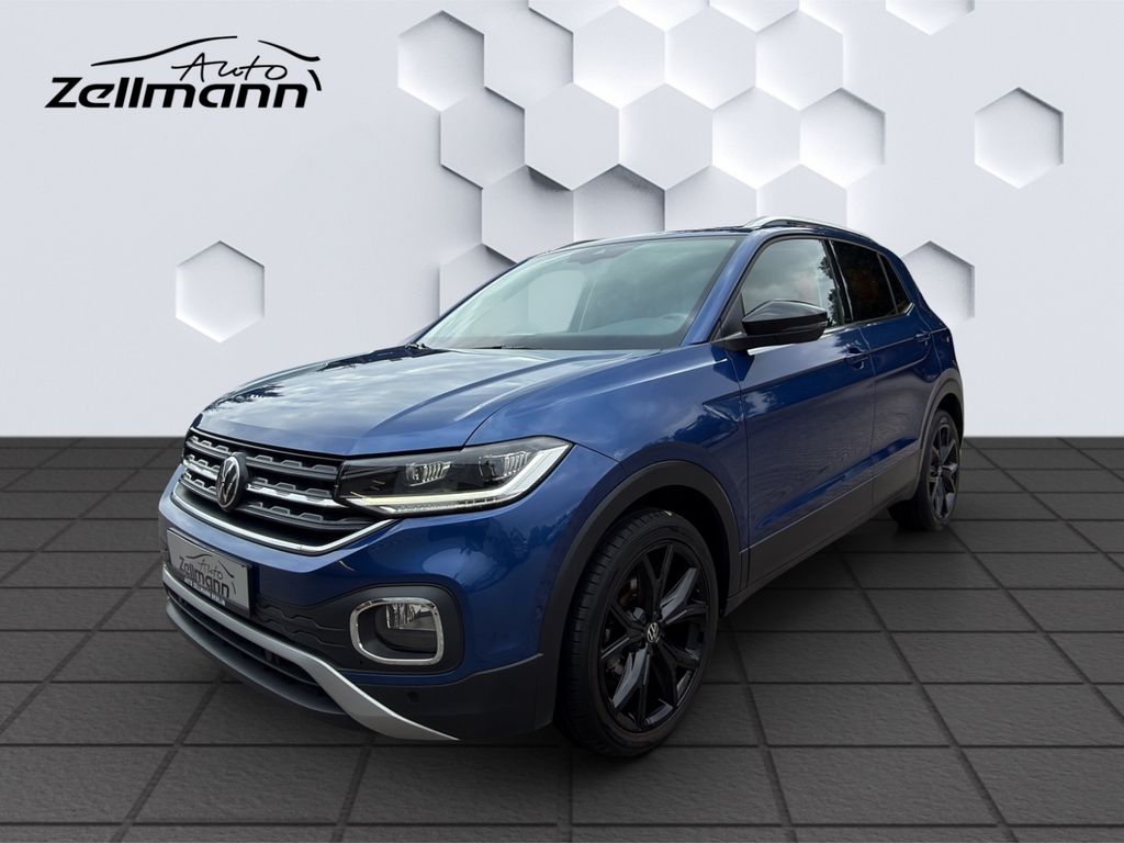 Volkswagen T-Cross 2023 г. Синий, пробег 43365 км