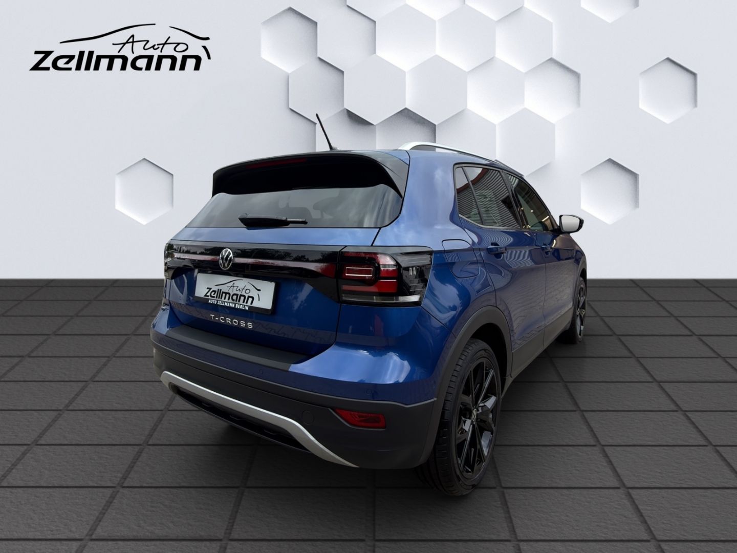 Volkswagen T-Cross 2023 г. Синий, пробег 43365 км
