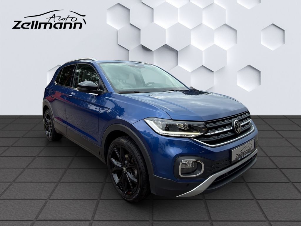 Volkswagen T-Cross 2023 г. Синий, пробег 43365 км