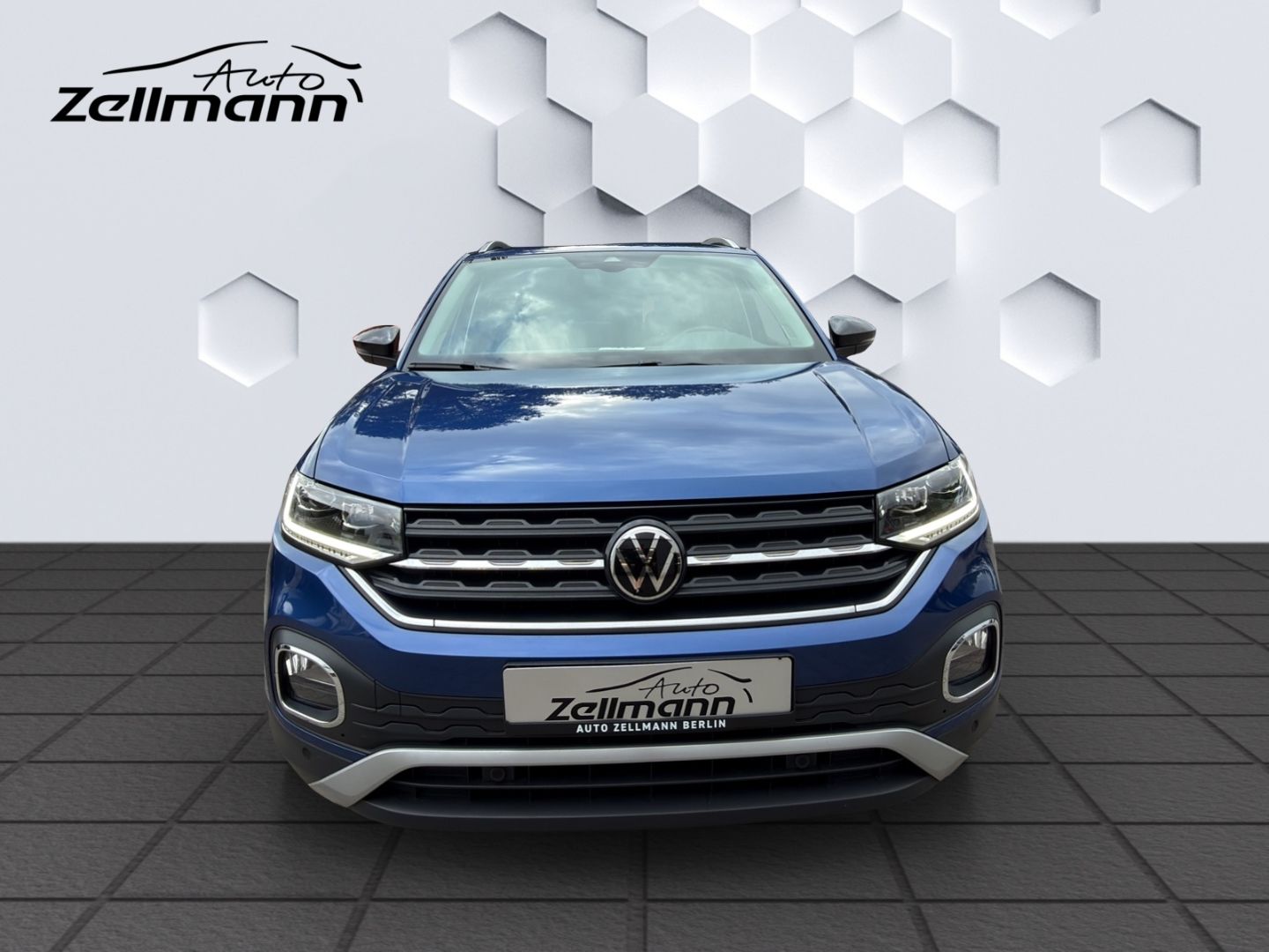 Volkswagen T-Cross 2023 г. Синий, пробег 43365 км