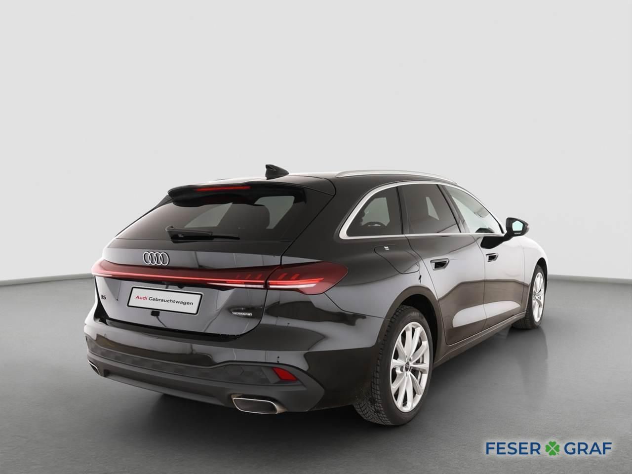 Audi A5 2026 г. Чёрный, пробег 22193 км
