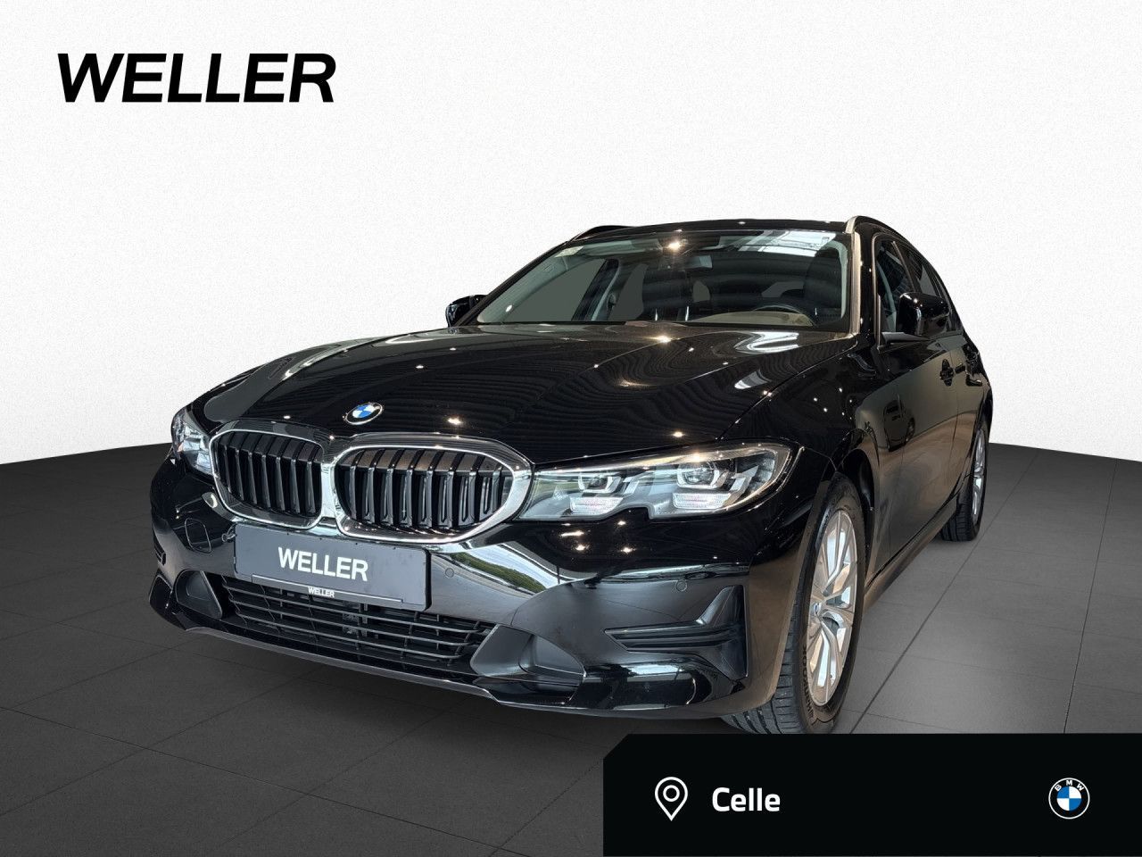 BMW 318 2022 г. Чёрный, пробег 39899 км