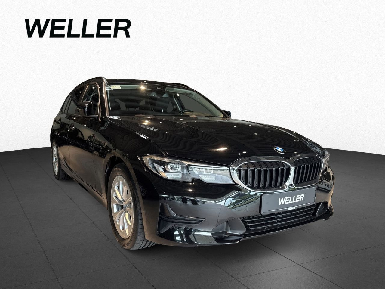 BMW 318 2022 г. Чёрный, пробег 39899 км