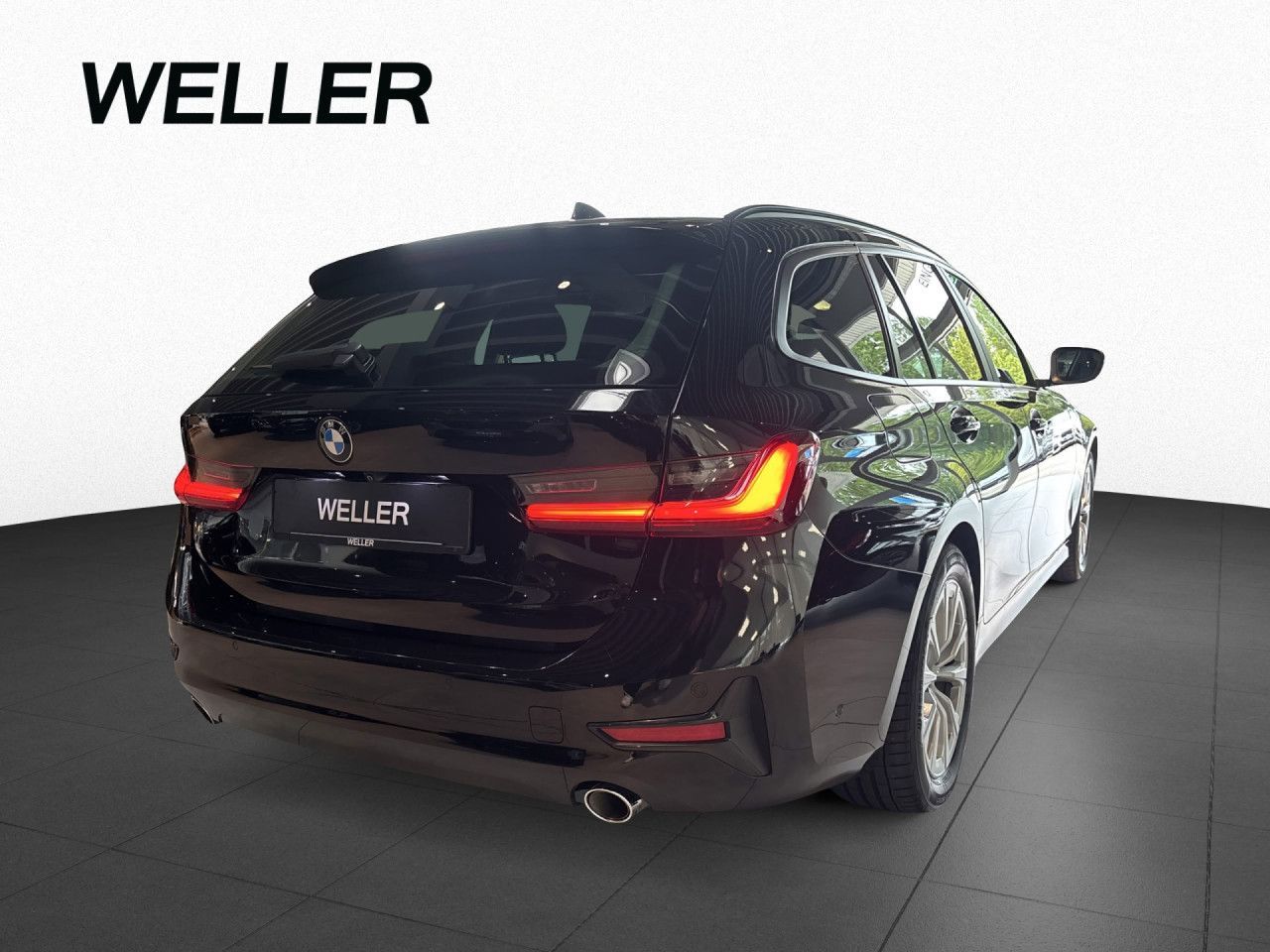 BMW 318 2022 г. Чёрный, пробег 39899 км