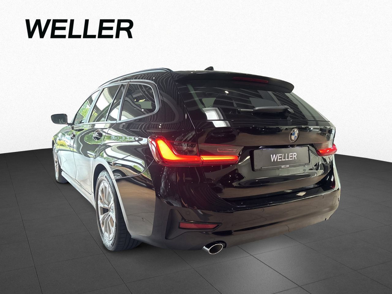 BMW 318 2022 г. Чёрный, пробег 39899 км