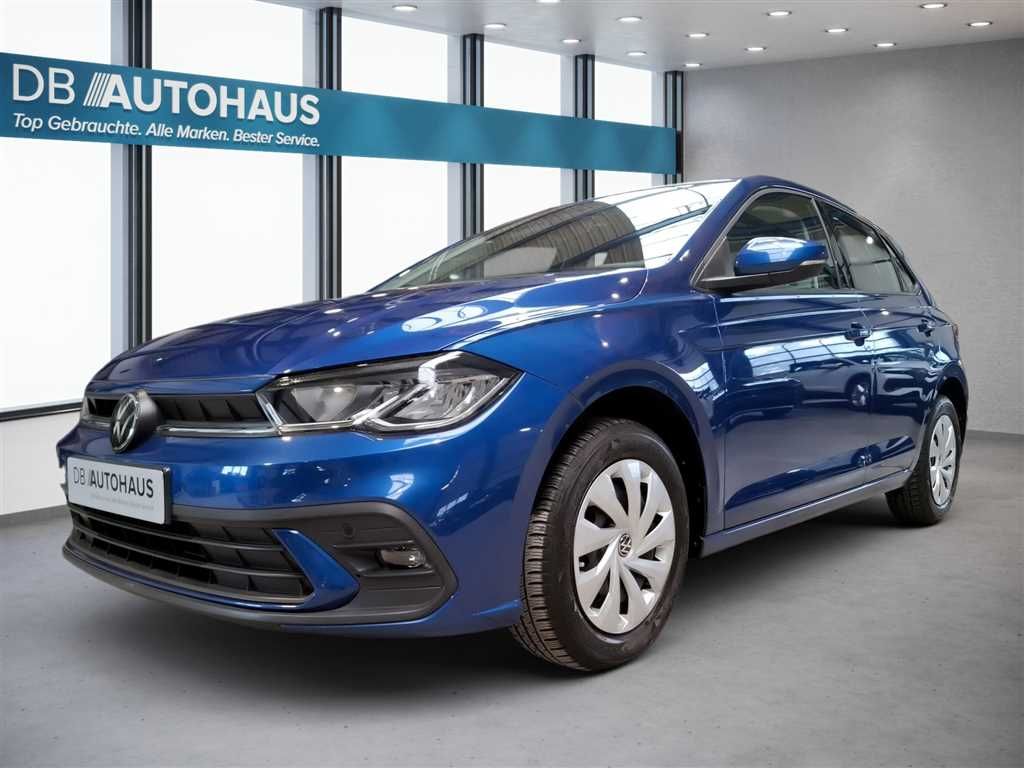 Volkswagen Polo 2023 г. Синий, пробег 32923 км