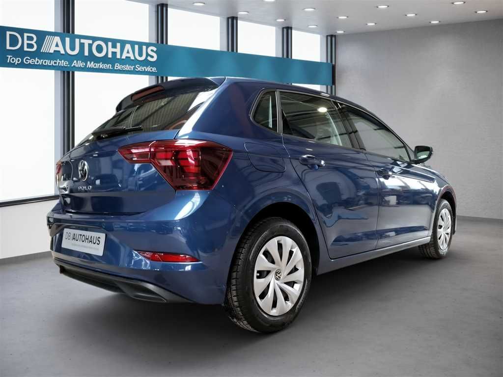 Volkswagen Polo 2023 г. Синий, пробег 32923 км