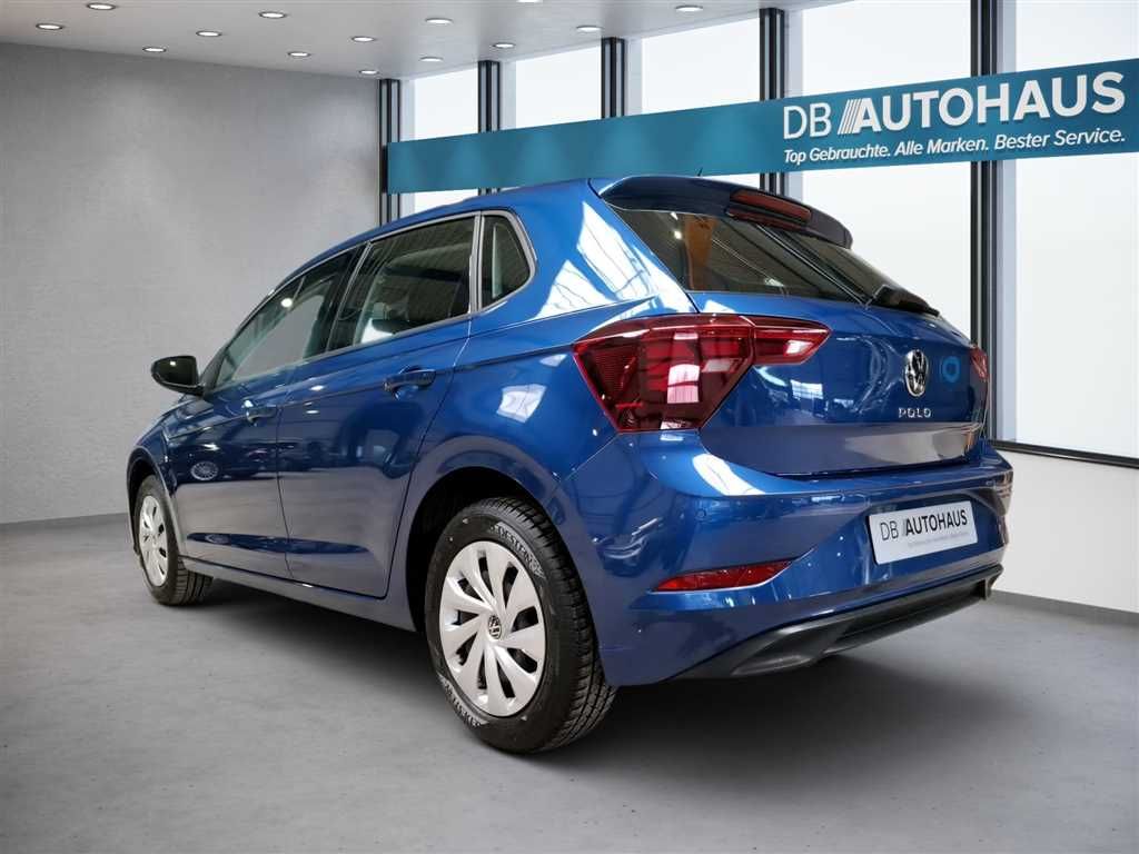 Volkswagen Polo 2023 г. Синий, пробег 32923 км