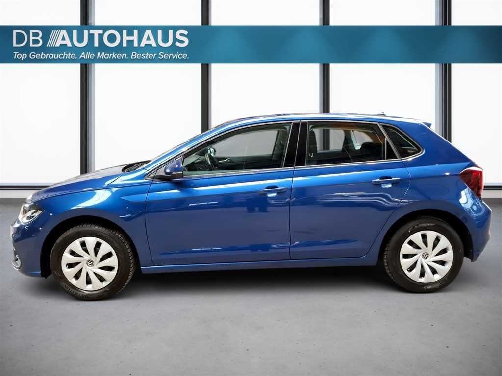Volkswagen Polo 2023 г. Синий, пробег 32923 км